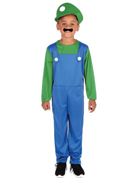 DISFRAZ FONTANERO VERDE INFANTIL