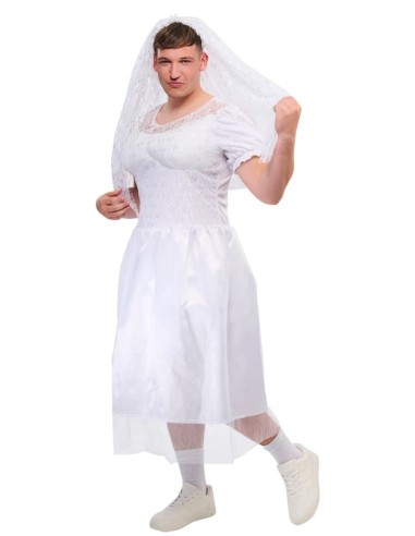 DISFRAZ DE NOVIA PARA HOMBRE