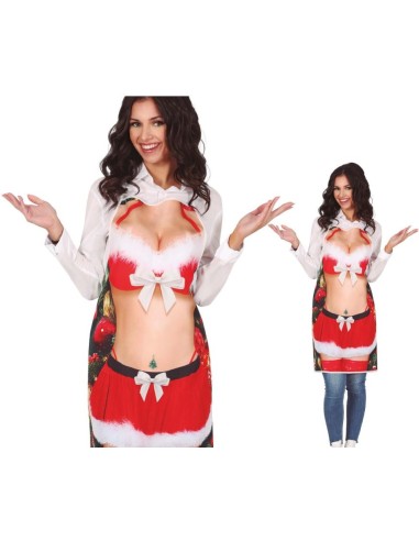 DELANTAL MISS CLAUS SEXY ADULTO