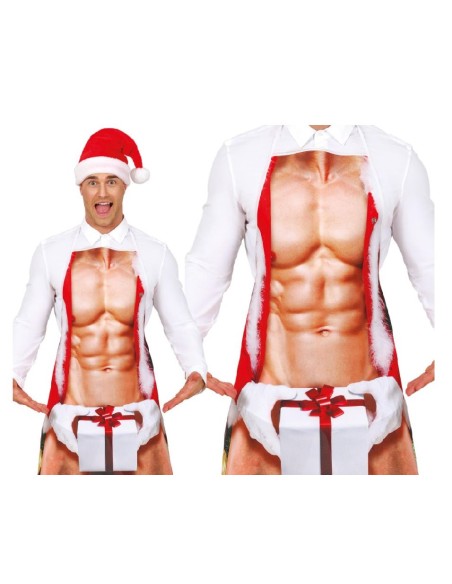 DELANTAL SANTA CLAUS SEXY ADULTO