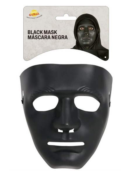 CARETA ANÓNIMO NEGRA                              