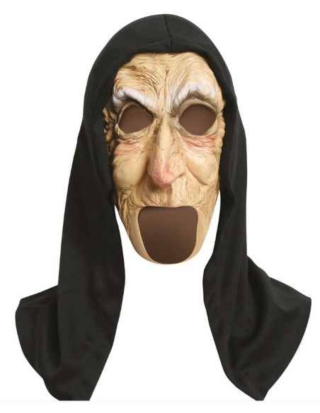 CARETA VIEJA CON CAPUCHA