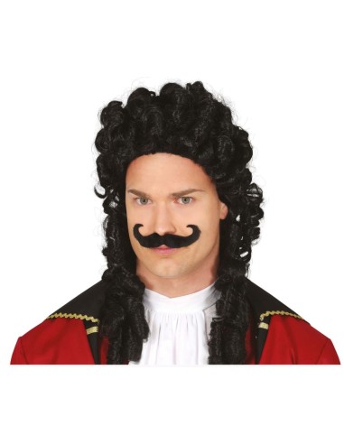 PELUCA CAPITÁN PIRATA CON BIGOTE