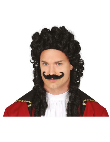 PELUCA CAPITÁN PIRATA CON BIGOTE
