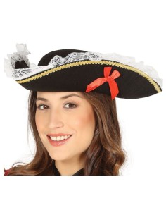 SOMBRERO PIRATA NEGRO ADULTO 2