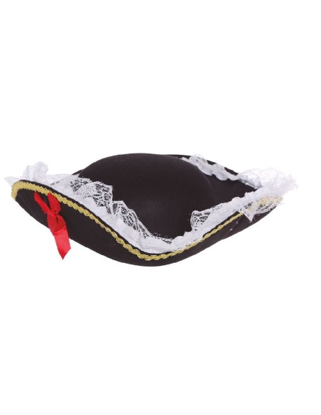 SOMBRERO PIRATA NEGRO ADULTO