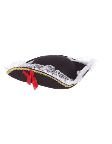 SOMBRERO PIRATA NEGRO ADULTO