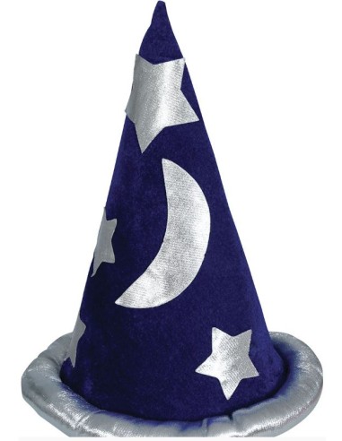 SOMBRERO AZUL MAGO TERCIOPELO