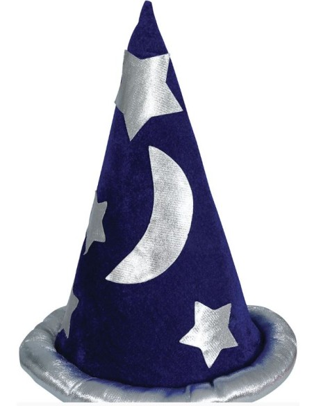 SOMBRERO AZUL MAGO TERCIOPELO