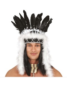 TOCADO DE PLUMAS JEFE INDIO