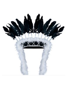 TOCADO DE PLUMAS JEFE INDIO 2