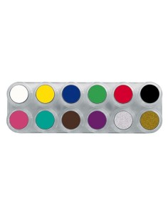 PALETA DE MAQUILLAJE AL AGUA A/B 12 GRIMAS 2
