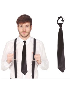 CORBATA NEGRA 47CM 2