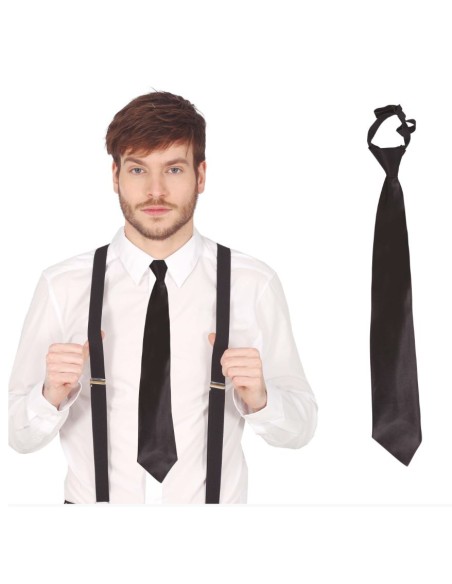 CORBATA NEGRA 47CM