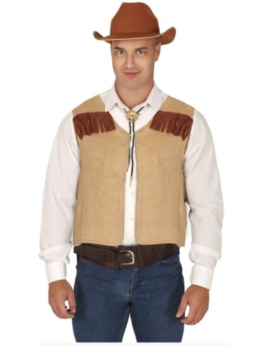 CHALECO VAQUERO/INDIO ADULTO