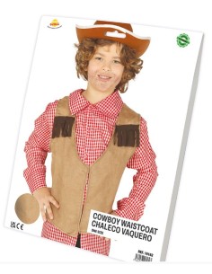 CHALECO VAQUERO/INDIO INFANTIL 2