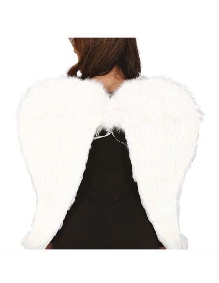 ALAS BLANCAS PLUMAS 80X60 CM