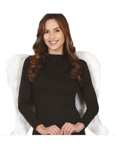 ALAS BLANCAS PLUMAS 80X60 CM