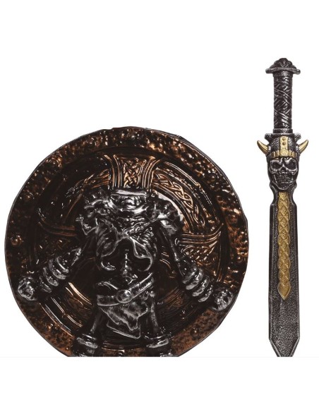 ESCUDO CON ESPADA PVC