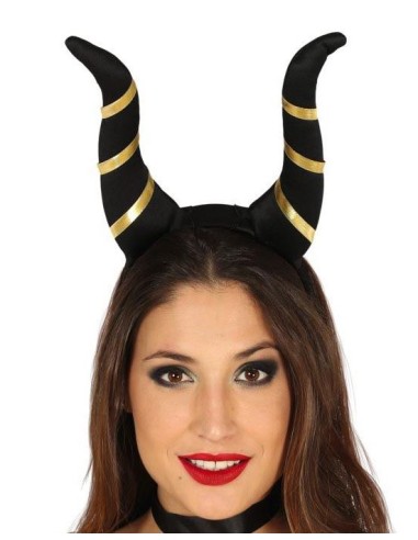 DIADEMA CUERNOS MALÉFICA