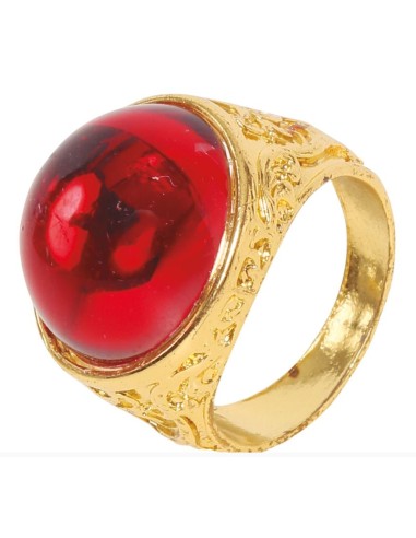 ANILLO RUBÍ METÁLICO 2.50 CM