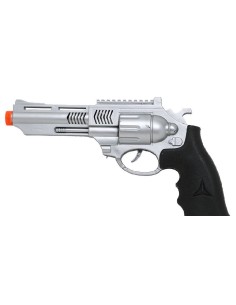 PISTOLA F.B.I. 27 CM PLATA 2