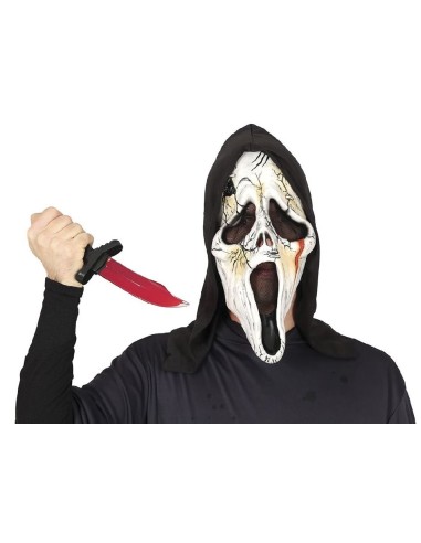 CUCHILLO CON SANGRE 25 CM
