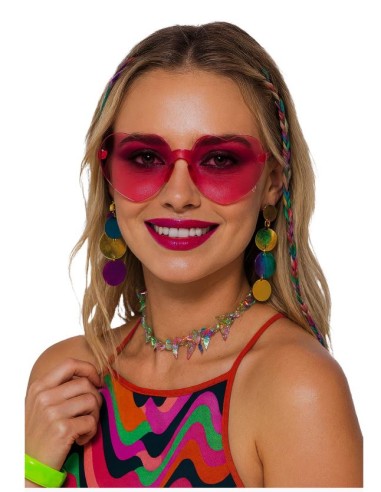 GAFAS TRANSPARENTES CORAZÓN
