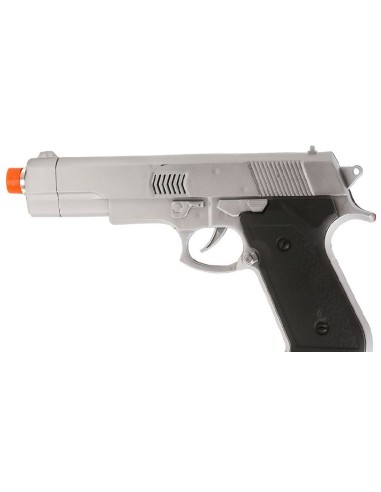 PISTOLA PVC PLATA 24 CM