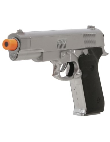 PISTOLA PVC PLATA 24 CM