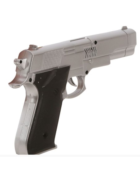 PISTOLA PVC PLATA 24 CM
