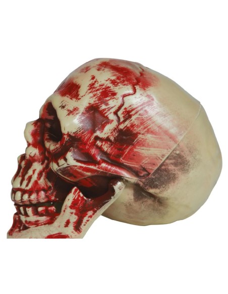 CALAVERA ENSANGRENTADA PVC, 20 CM