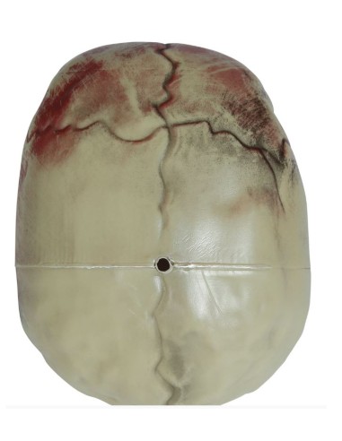CALAVERA ENSANGRENTADA PVC, 20 CM