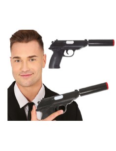 PISTOLA CON SILENCIADOR 25 CM