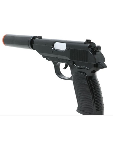 PISTOLA CON SILENCIADOR 25 CM