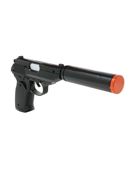 PISTOLA CON SILENCIADOR 25 CM