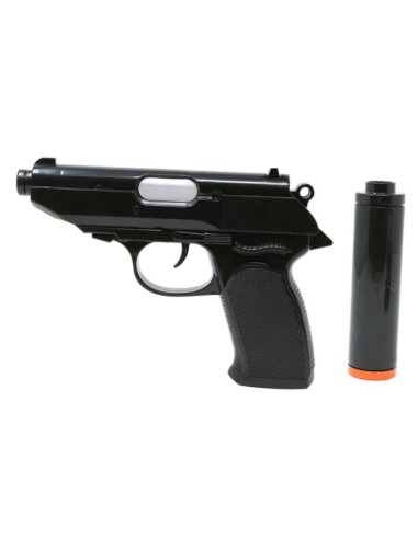 PISTOLA CON SILENCIADOR 25 CM