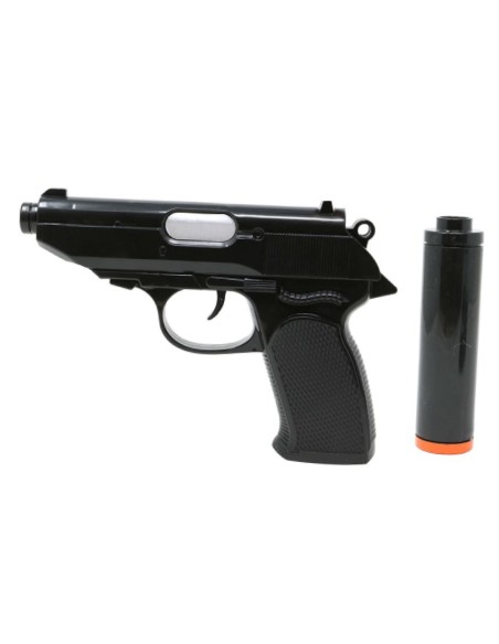 PISTOLA CON SILENCIADOR 25 CM