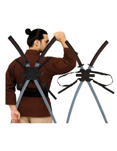 ESPADAS SAMURAI PARA ESPALDA 95 CM