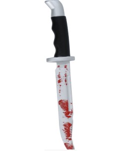 CUCHILLO MACHETE ENSANGRENTADO 33 CM 2