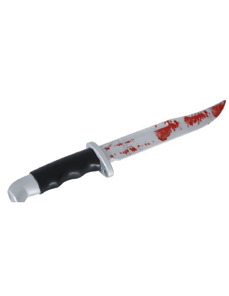 CUCHILLO MACHETE ENSANGRENTADO 33 CM