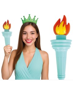 ANTORCHA ESTATUA LIBERTAD 30 CM