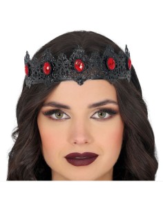DIADEMA REINA NEGRA METÁLICA