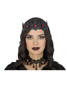 DIADEMA REINA NEGRA METÁLICA 2