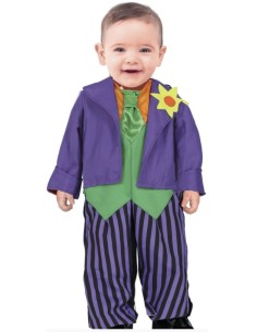 DISFRAZ PAYASO LOCO JOKER INFANTIL