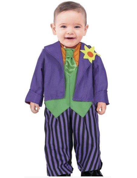 DISFRAZ PAYASO LOCO JOKER INFANTIL