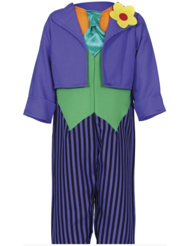 DISFRAZ PAYASO LOCO JOKER INFANTIL