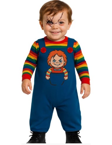 DISFRAZ MUÑECO DIABÓLICO BEBÉ