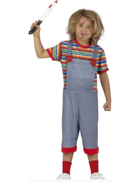 DISFRAZ MUÑECO DIABÓLICO INFANTIL