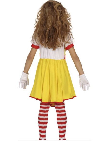 DISFRAZ PAYASA ASESINA BURGUER NIÑA